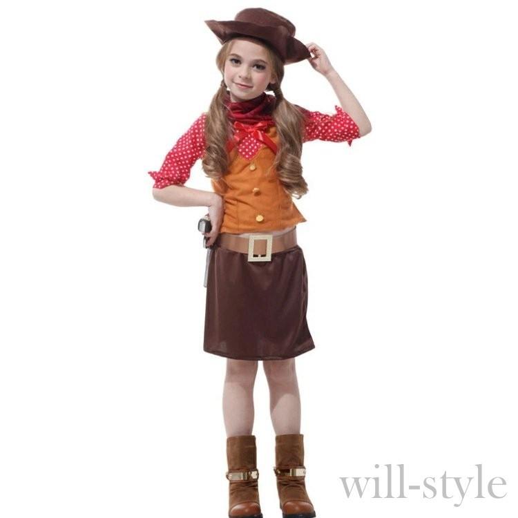カウガール コスプレ ウエスタンカウガール ウッディ コスチューム トイストーリー ハロウィン 仮装 女の子用 用品演劇演出服舞台服余興文化祭学園祭 西部劇 最大87 Offクーポン ウエスタンカウガール