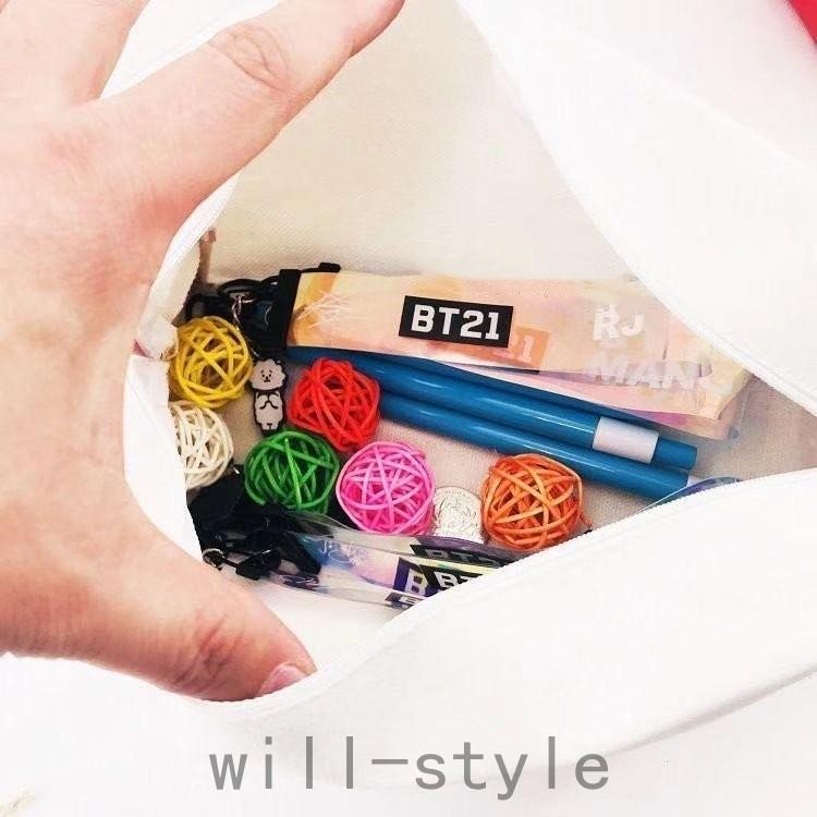 品質は非常に良い Bt21 ベビー デイリー ペンポーチ 韓国 文具 文房具 ペンケース 筆箱 かわいい 防弾少年団 公式 Materialworldblog Com