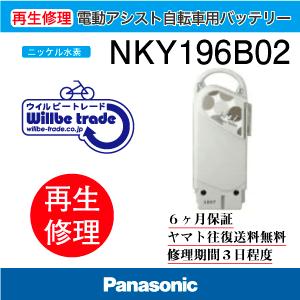 リチウムイオンバッテリー 16Ah NKY196B02 Panasonic（パナソニック） 電動自転車 バッテリー NKY196B02 新品電池
