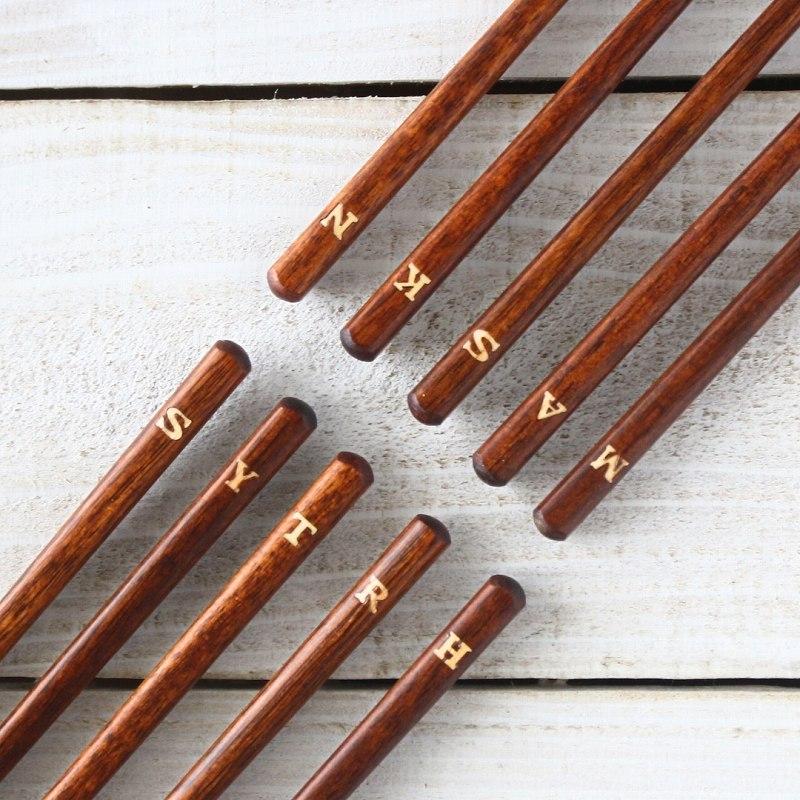 箸 おしゃれ かわいい お箸 はし メール便発送可能 日本製 滑り止め 先角箸 イニシャル |  | 10