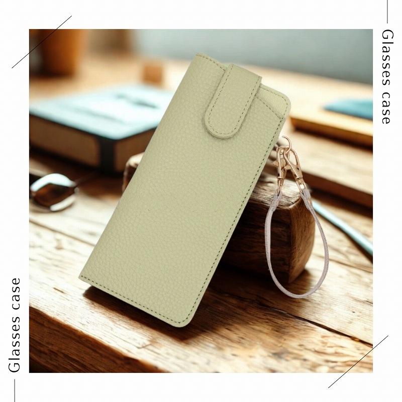 メガネケース ストラップ付き かさばらないメガネケース おしゃれ スリム 眼鏡ケース ソフト サングラスケース |  | 11