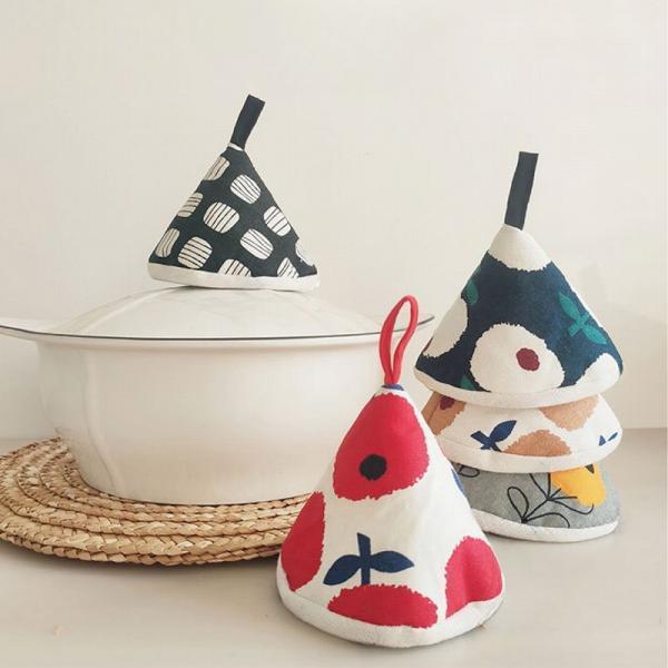 鍋つかみ 三角 ミトン おしゃれ 耐熱 ストウブ かわいい なべつかみ 三角鍋つかみ オーブンミトン 厚手 |  | 11