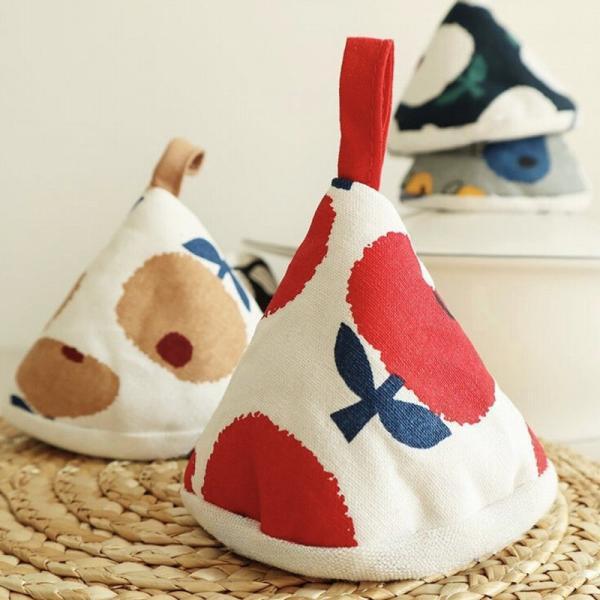 鍋つかみ 三角 ミトン おしゃれ 耐熱 ストウブ かわいい なべつかみ 三角鍋つかみ オーブンミトン 厚手 |  | 12