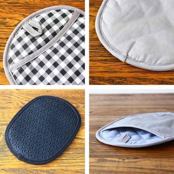 鍋つかみ 鍋敷き おしゃれ ミトン シリコン かわいい 耐熱 ポットマット なべつかみ 鍋掴み 布 鍋置き |  | 13