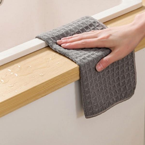 ふきん キッチンクロス 台ふきん 布巾 食器 吸水 速乾 食器拭き 水切り ワッフルふきん 油汚れ 食器ふきん |  | 08