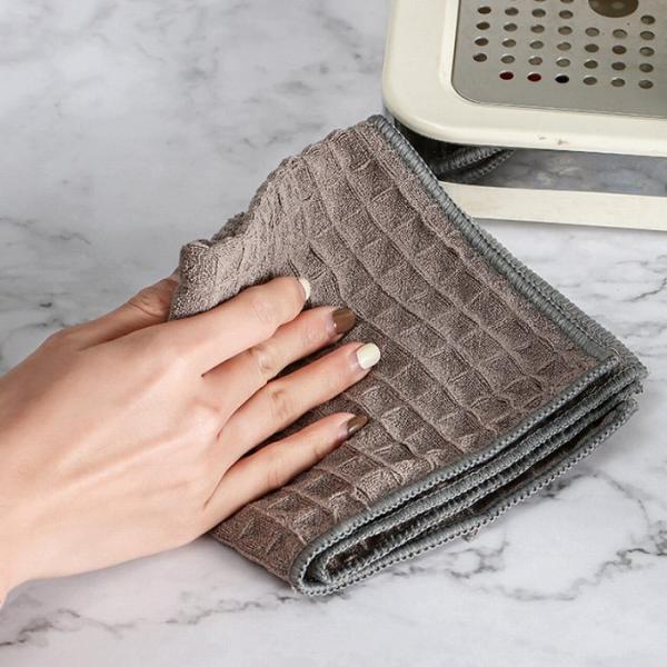 ふきん キッチンクロス 台ふきん 布巾 食器 吸水 速乾 食器拭き 水切り ワッフルふきん 油汚れ 食器ふきん |  | 09