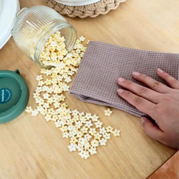 ふきん キッチンクロス 綿 台ふきん 布巾 食器 吸水 速乾 食器拭き 水切り ワッフル コットン 3枚セット |  | 10