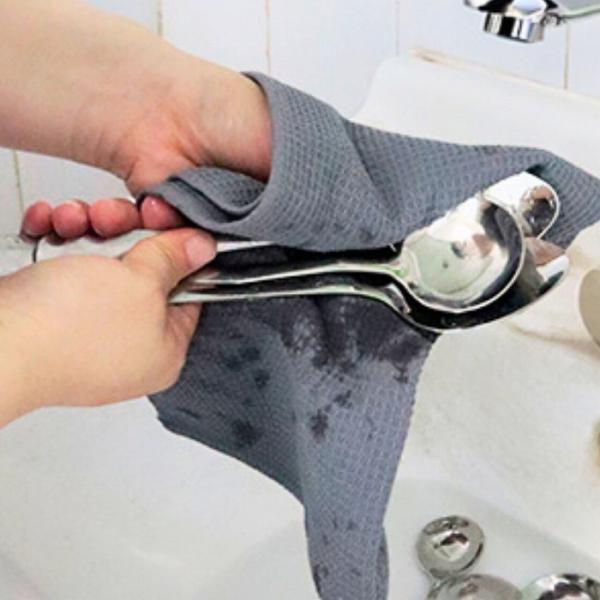 ふきん キッチンクロス 綿 台ふきん 布巾 食器 吸水 速乾 食器拭き 水切り ワッフル コットン 3枚セット |  | 09