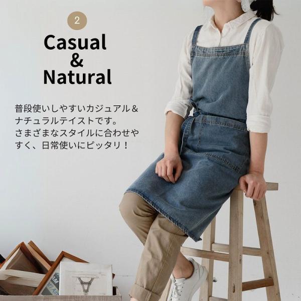 エプロン おしゃれ 大きいサイズ 保育士 メンズ レディース デニムエプロン かわいい ワークエプロン |  | 05