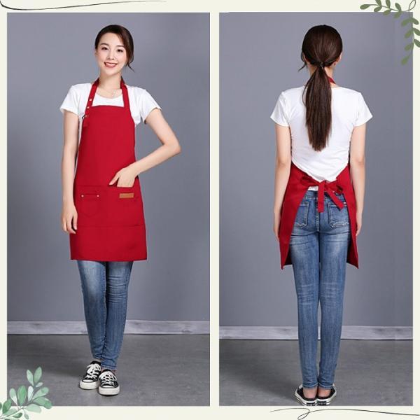 エプロン おしゃれ 防水エプロン 保育士 ワークエプロン かわいい 撥水 レディース ショート丈 美容師 作業用 軽量 |  | 12