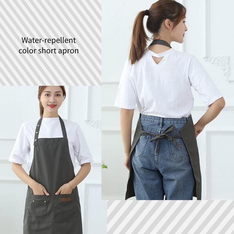 エプロン おしゃれ 防水エプロン 保育士 ワークエプロン かわいい 撥水 レディース ショート丈 美容師 作業用 軽量 |  | 12