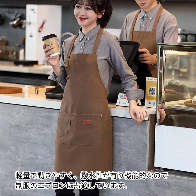 エプロン おしゃれ 防水エプロン 保育士 ワークエプロン かわいい 撥水 レディース ショート丈 美容師 作業用 軽量 |  | 13