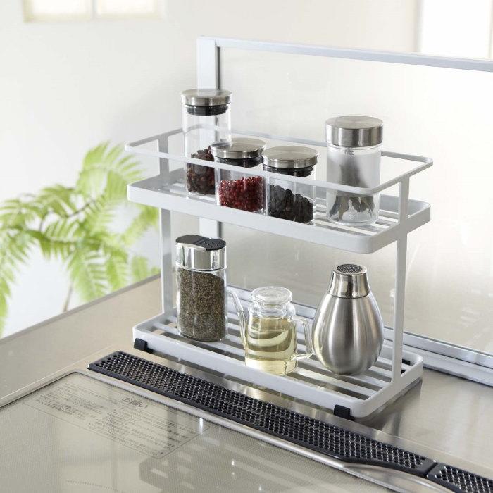 キッチンラック 調味料ラック キッチンスタンド キッチン 収納 洗面所収納 キッチン雑貨 タワー Tower | 