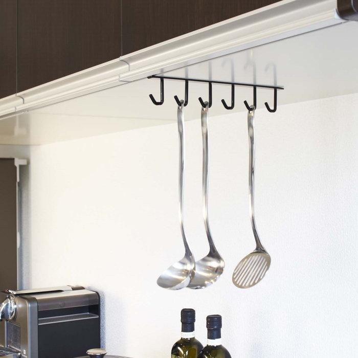 フック　ハンガー 戸棚下キッチンツールフック お玉掛け キッチン 収納 オシャレ キッチン雑貨 タワー Tower メール便発送可能 |  | 01