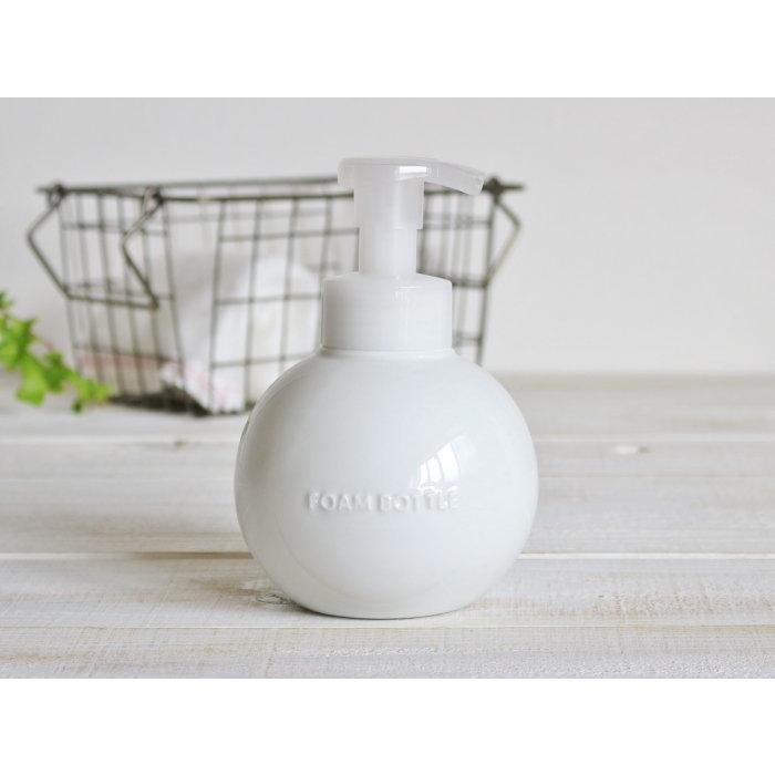 ソープディスペンサー 泡 ハンドソープ ボトル ハンドソープ ディスペンサー ソープボトル おしゃれ  洗面用品 キッチン用品 陶器 白磁 雑貨 日本製 |  | 01