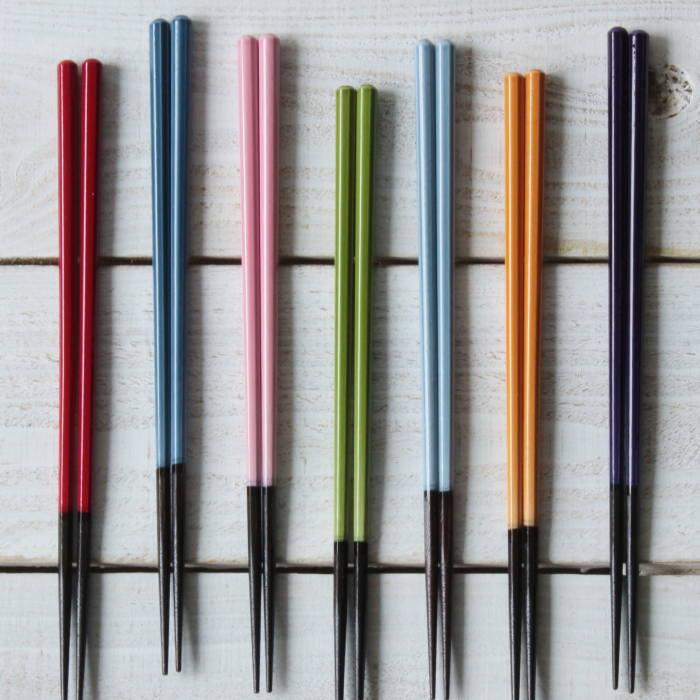 箸 食洗器対応 日本製 八角 かわいい おしゃれ 滑り止め 普段使い 無地 はし お箸 ハシ 木製 天然木 23cm |  | 03