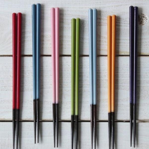 箸 食洗器対応 日本製 八角 かわいい おしゃれ 滑り止め 普段使い 無地 はし お箸 ハシ 木製 天然木 23cm |  | 03