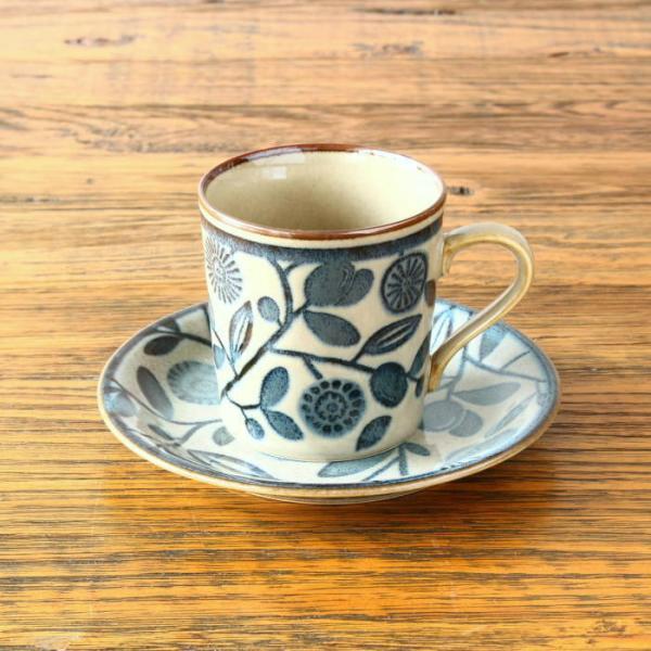 マグカップ コーヒーカップ おしゃれ 陶器 北欧 美濃焼 食器 電子レンジ対応 花柄 洋食器 磁器 |  | 05