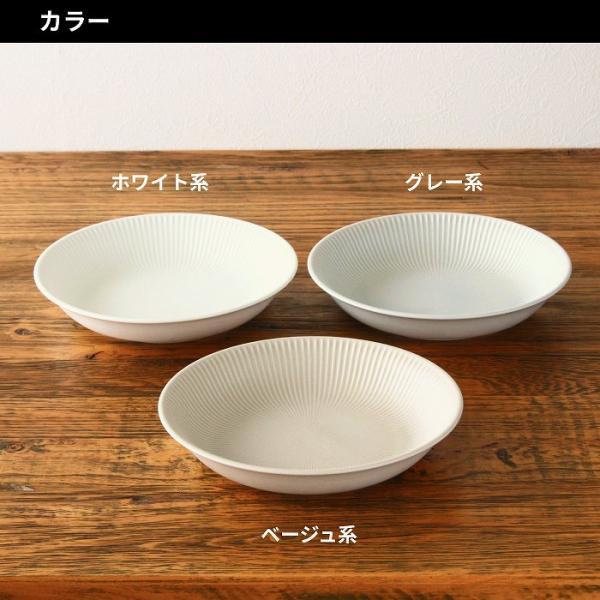 カレー皿 パスタ皿 おしゃれ かわいい 皿 深皿 美濃焼 丸皿 中皿 プレート Φ22cm 白 ベージュ グレー 洋食器 食器 陶器 食洗機対応 電子レンジ対応 洋風 日本製 |  | 11