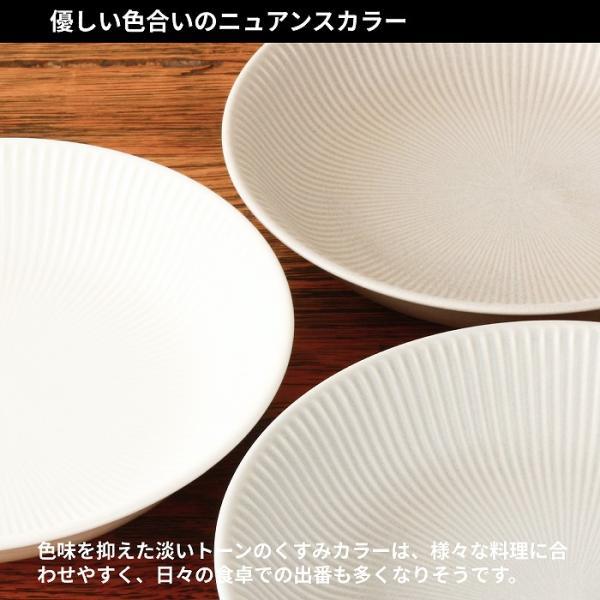 カレー皿 パスタ皿 おしゃれ かわいい 皿 深皿 美濃焼 丸皿 中皿 プレート Φ22cm 白 ベージュ グレー 洋食器 食器 陶器 食洗機対応 電子レンジ対応 洋風 日本製 |  | 04
