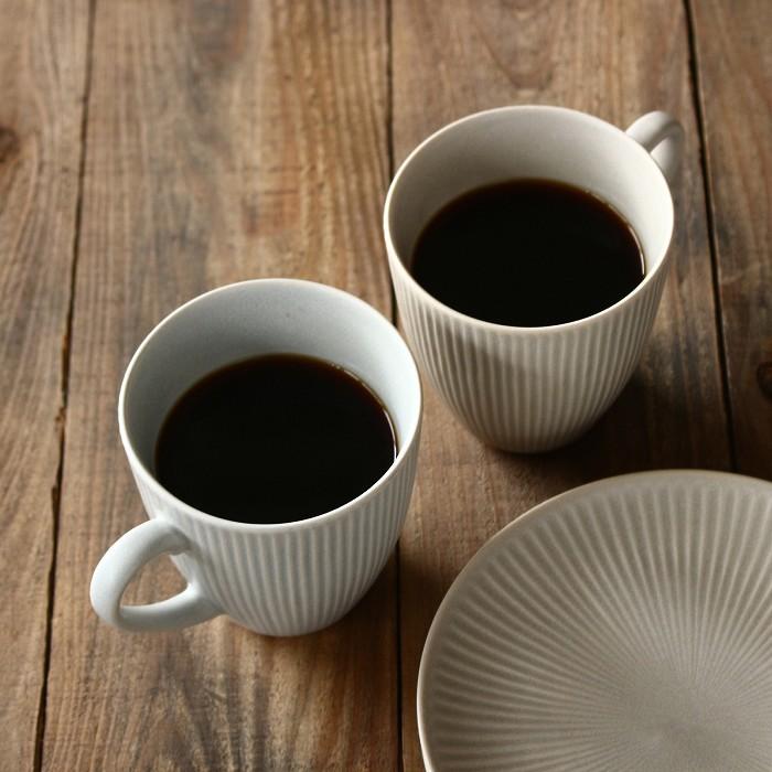 マグカップ コーヒーカップ おしゃれ ティーカップ 陶器 美濃焼 食器 磁器 洋食器 食洗機対応 電子レンジ対応 キッチン雑貨 白 ベージュ グレー 300ml 日本製 |  | 02