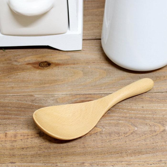 お玉 木製 取り分けスプーン おたま 木 レードル ブナ材 調理器具 天然木 キッチン雑貨 キッチンツール カトラリー ナチュラル 17cm | 