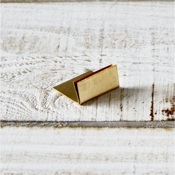 メモスタンド 真鍮 カードスタンド かわいい おしゃれ L型