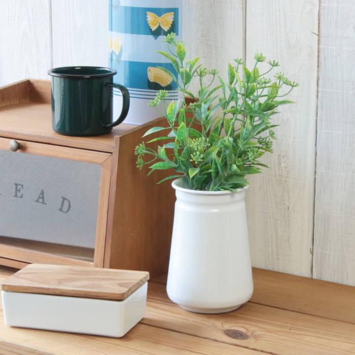 キッチンツールスタンド キッチン収納 キッチンツールホルダー 調理小道具立て ユーテンシルホルダー ホーロー 琺瑯 |  | 01