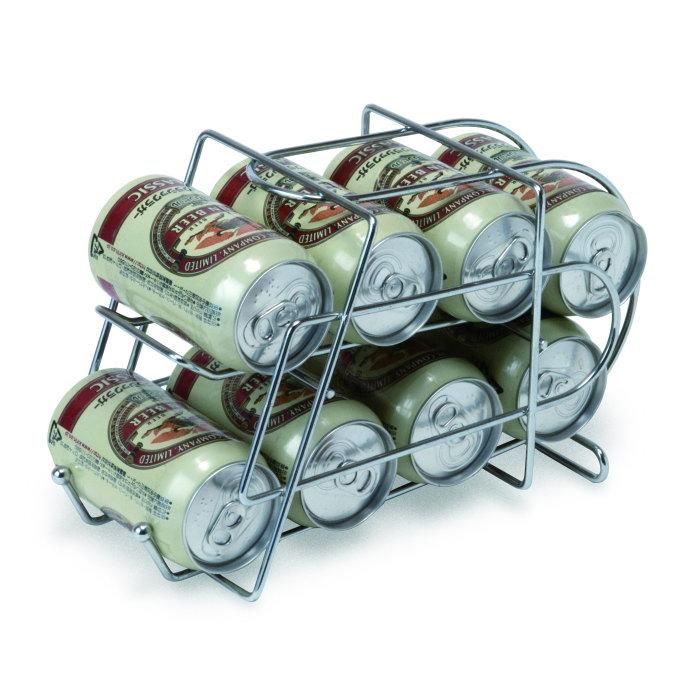 缶収納 缶収納ラック 缶収納ストッカー 缶ケース 冷蔵庫 カンディスペンサー 350ml缶専用 |  | 01