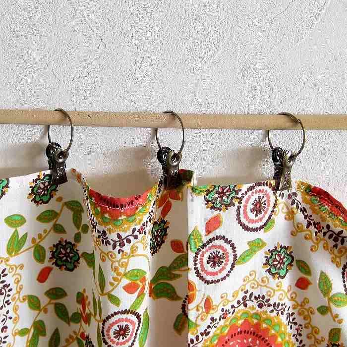 カーテンフック カーテンランナー カーテンクリップ カーテンリング フック リングクリップ 12個入り | 