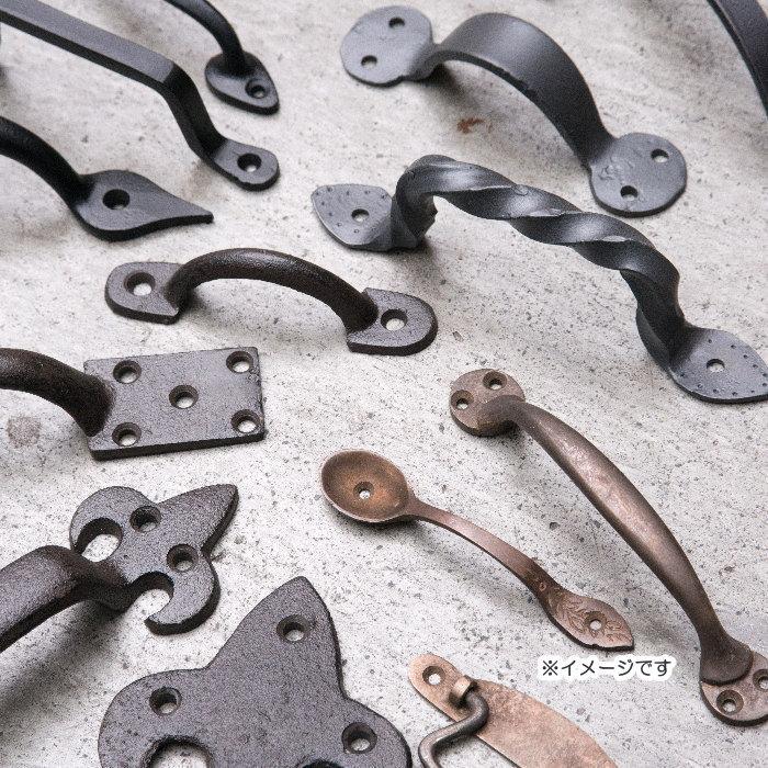 アイアンハンドル 取っ手 ノブ インテリア ハンドル アイアン アンティーク DIY 持ち手 DIY用パーツ 雑貨 メール便発送可能 ２個セット |  | 01