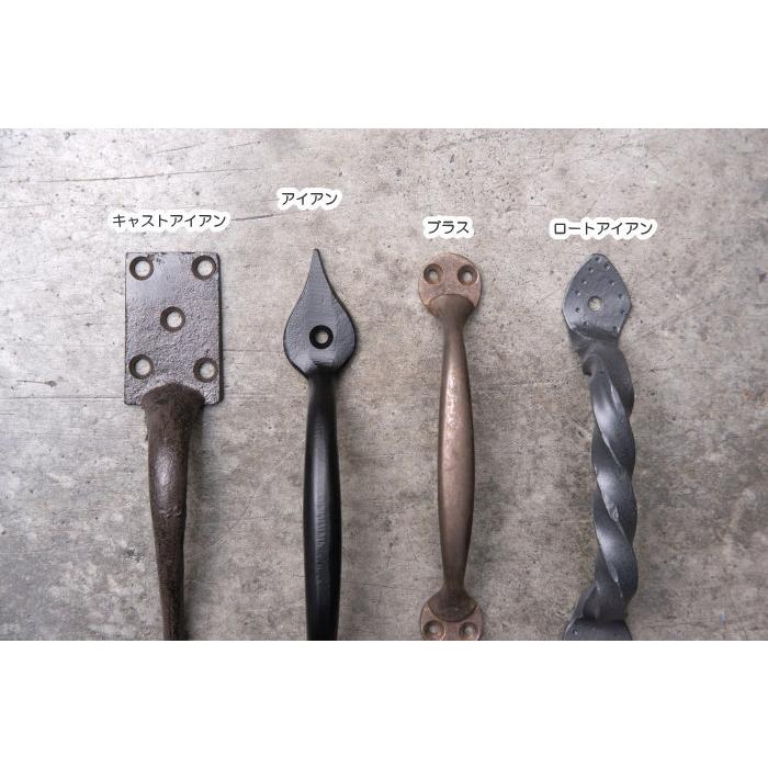 アイアンハンドル 取っ手 ノブ インテリア ハンドル アイアン アンティーク DIY 持ち手 DIY用パーツ 雑貨 メール便発送可能 ２個セット |  | 02