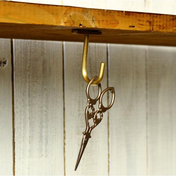 フック 金具 アンティーク キーフック アイアンフック ハンギングフック 引っ掛け 鍵 棚下 アイアン |  | 01