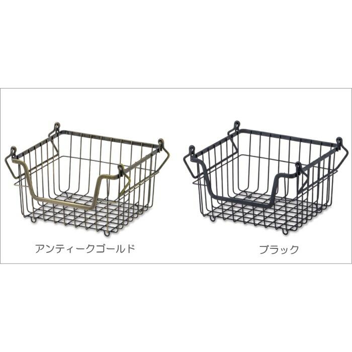 かご バスケット カゴ ワイヤーバスケット 収納カゴ 収納バスケット おしゃれ 籠 収納 籠バスケット スタッキングバスケット 持ち手 アイアン アンティーク 雑貨 |  | 06