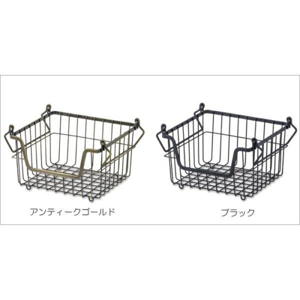 かご バスケット カゴ ワイヤーバスケット 収納カゴ 収納バスケット おしゃれ 籠 収納 籠バスケット スタッキングバスケット 持ち手 アイアン アンティーク 雑貨 |  | 06
