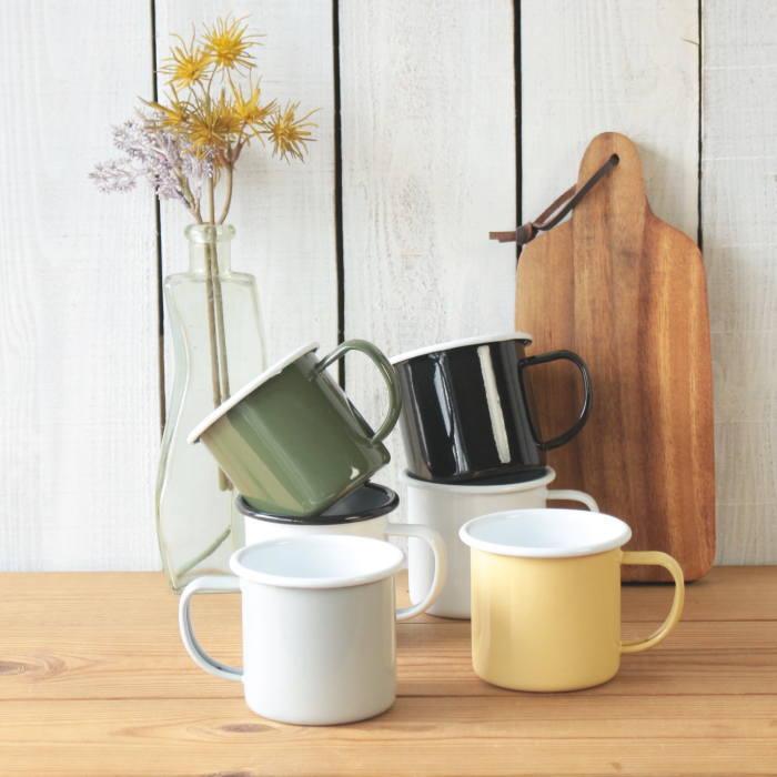ホーロー マグカップ コーヒーカップ 琺瑯 おしゃれ 食器マグカップ
