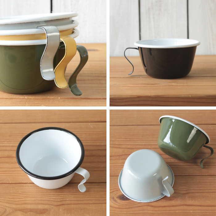 スープカップ スタッキング ホーロー 琺瑯 マグカップ ティーカップ スープマグ スープボウル 重なる |  | 05