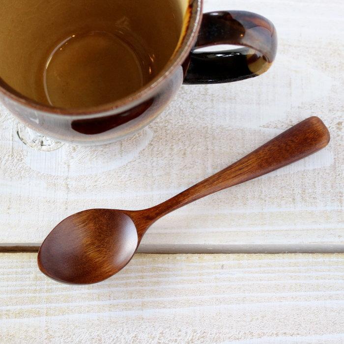 スプーン 木製スプーン 木のスプーン おしゃれ かわいい ティースプーン コーヒースプーン 食洗機対応 木製 木 カトラリー キッチン雑貨 | 