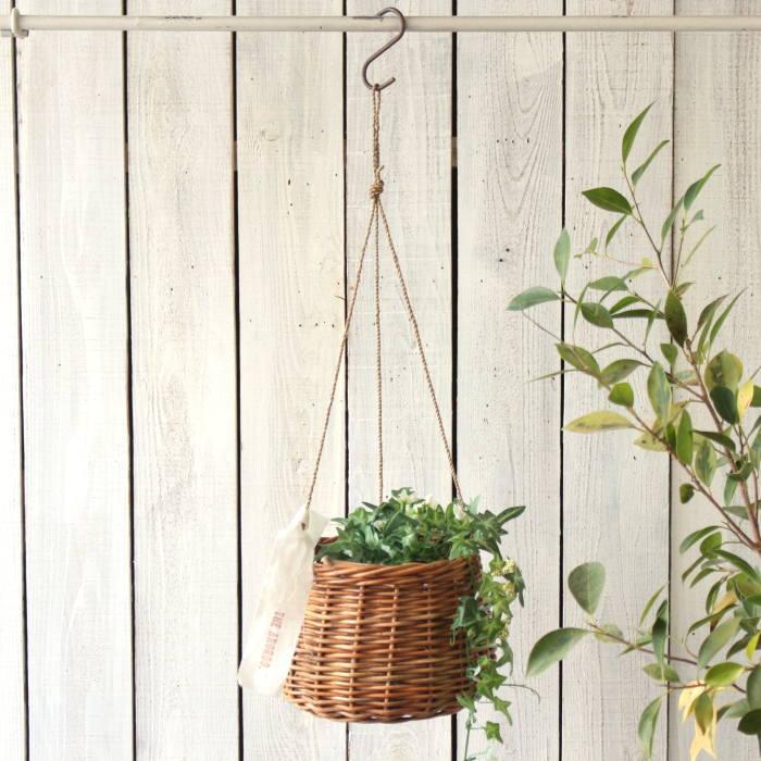 鉢カバー かご プランターカバー ハンギングプランター おしゃれ