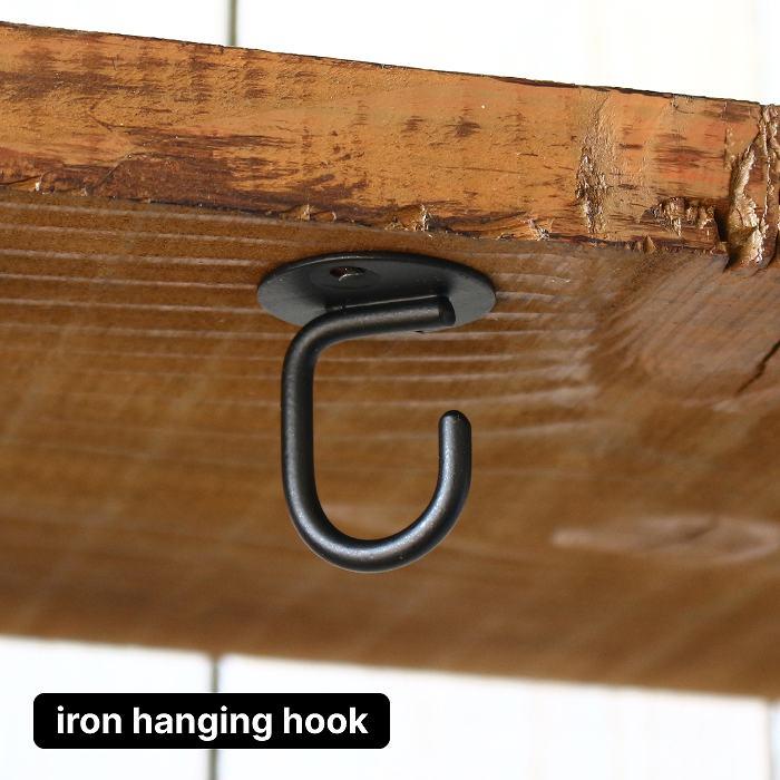フック 金具 アンティーク キーフック アイアンフック ハンギング