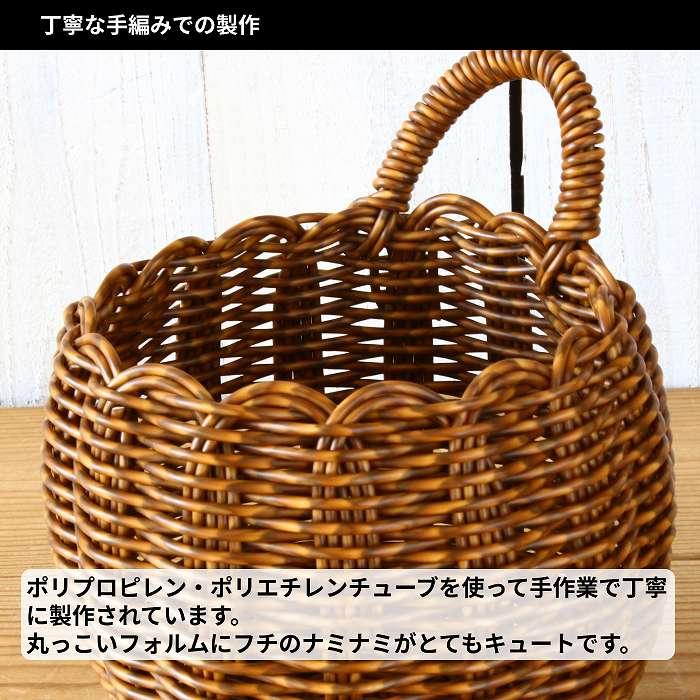 鉢カバー かご プランターカバー 洗えるバスケット ハンギング