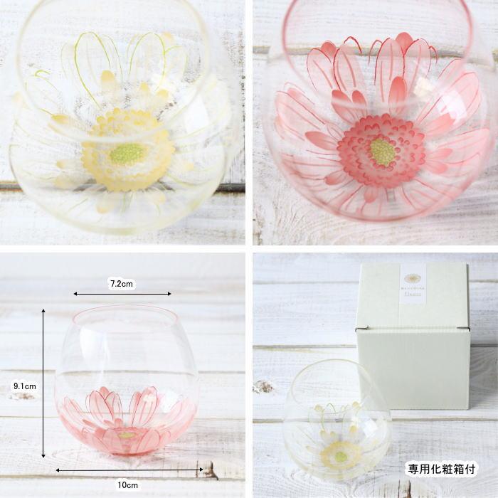 グラス コップ ロックグラス ウイスキーグラス 焼酎グラス ガラスコップ タンブラー 食器 おしゃれ ゆらゆらグラス ガラス 花 495ml ガーベラ |  | 02