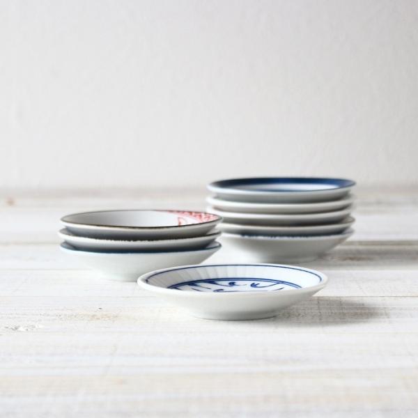 小皿 豆皿 皿 おしゃれ プレート皿 醤油皿 美濃焼 陶器 日本製 安い かわいい 9cm 和 丸皿 |  | 08