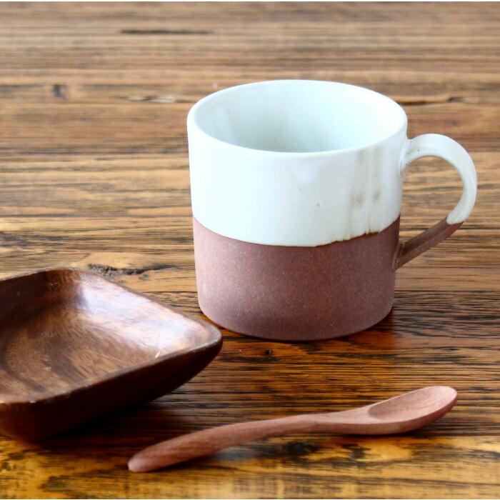 マグカップ コーヒーカップ おしゃれ 陶器 美濃焼 和食器 日本製 切立 塗分け 白 紺 緑 250ml |  | 01