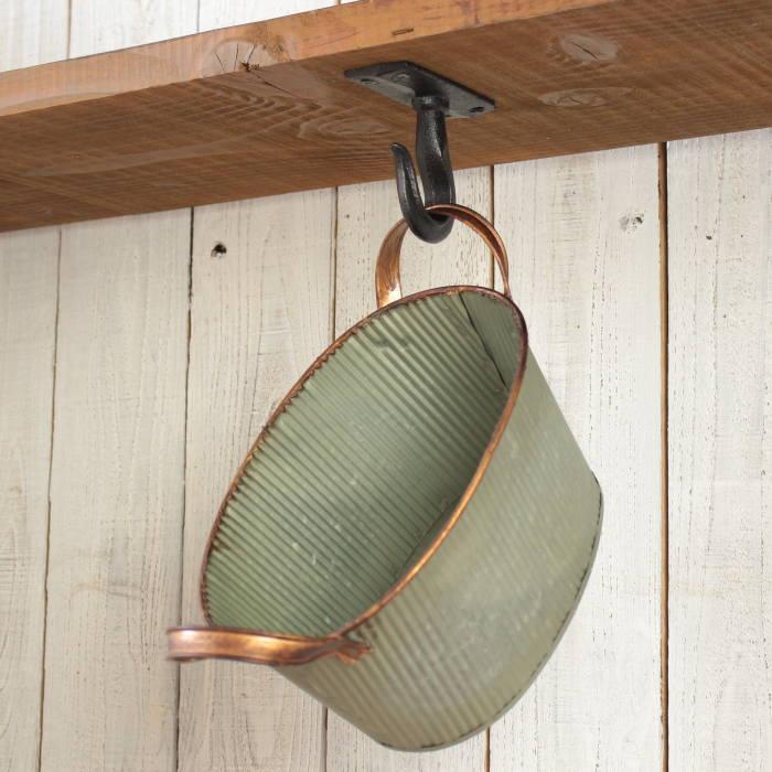 壁掛けフック 金具 アンティーク キーフック アイアンフック ハンギングフック 引っ掛け 鍵 鉄 おしゃれ 天井フック |  | 02