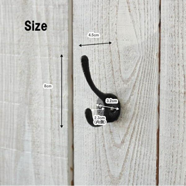 壁掛けフック 金具 アンティーク フック ウォールフック キーフック