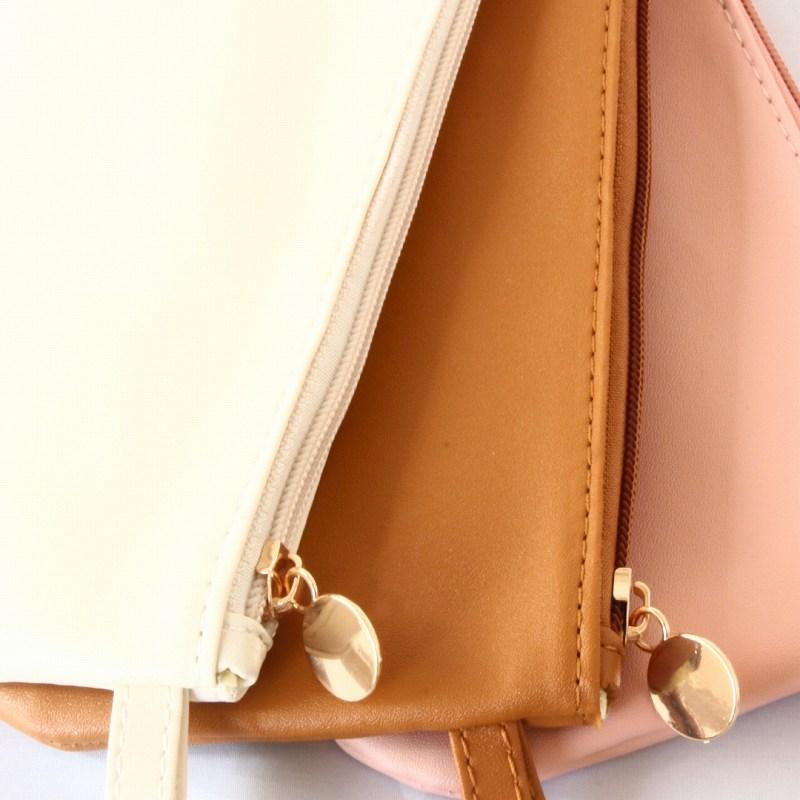 ポーチ スマホポーチ 化粧ポーチ 小物入れ ペンケース コスメポーチ 通帳ケース フラットポーチ 2点セット |  | 04