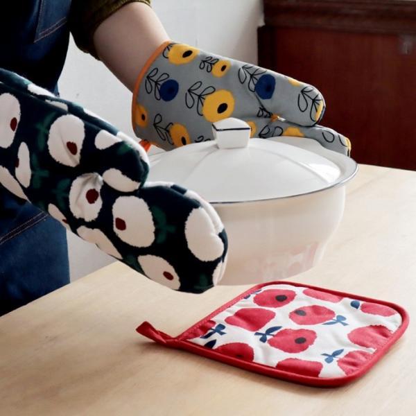鍋つかみ 北欧 ミトン 耐熱 キッチンミトン キッチン用品 オーブン 厚手 布 可愛い おしゃれ 2個セット |  | 11