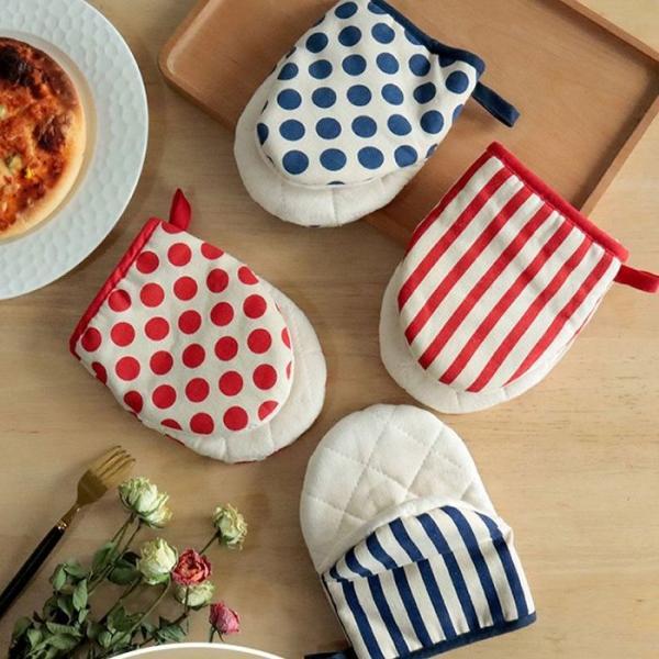 鍋つかみ ミトン 耐熱 キッチンミトン キッチン用品 厚手 布 オーブンミトン 可愛い おしゃれ 2個セット |  | 02