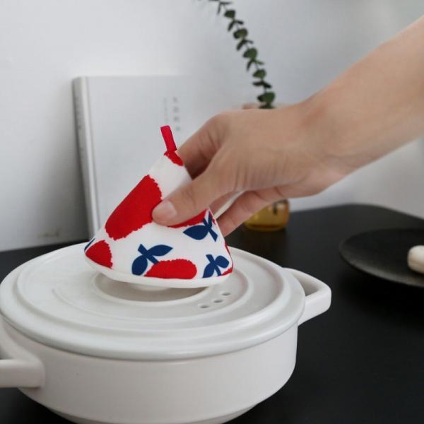 鍋つかみ 三角 ２個セット ミトン おしゃれ 北欧  耐熱 ストウブ かわいい なべつかみ 鍋掴み 三角鍋つかみ |  | 09